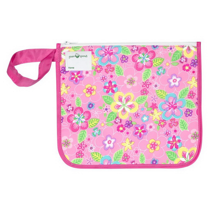 Bolso Aislante para Meriendas Flower Green Spouts