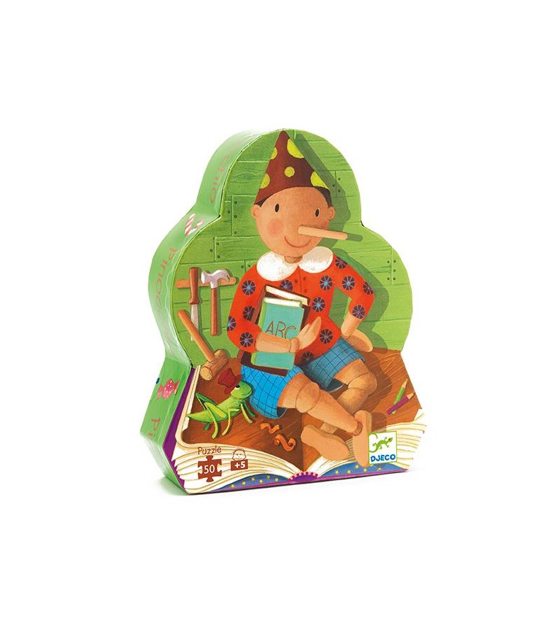 Puzzle Siluetas Pinocho 50 Pzas Djeco