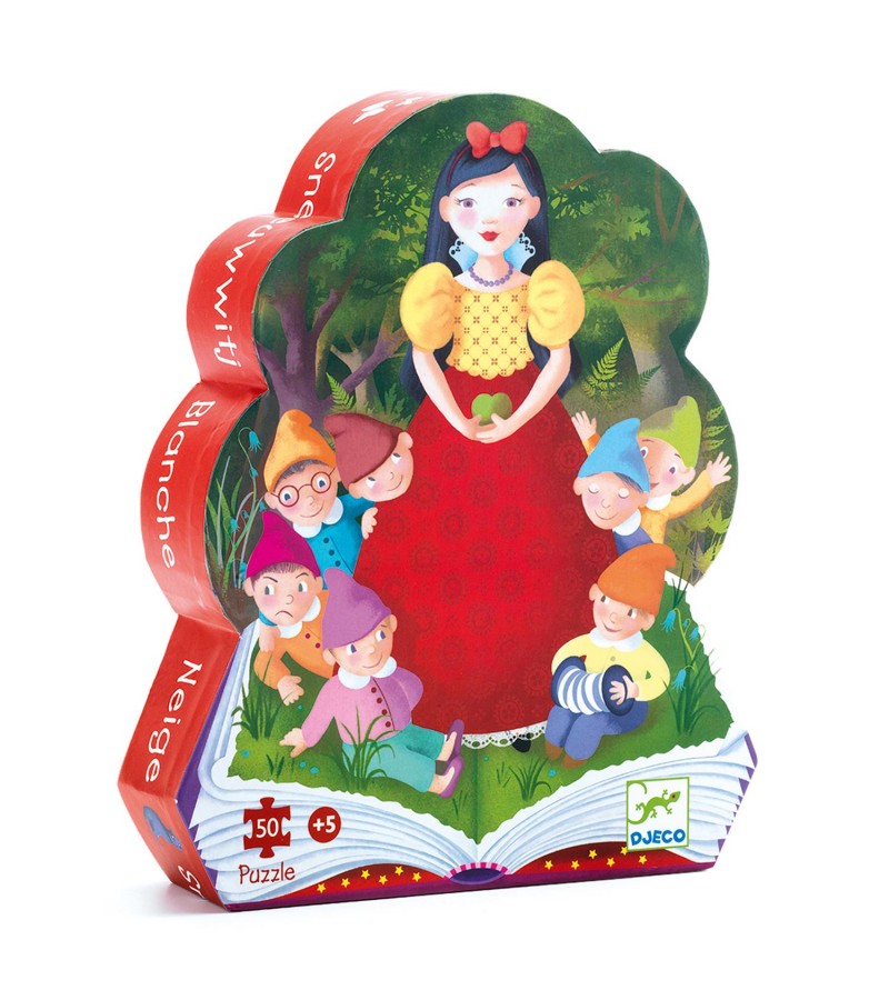 Puzzle Siluetas Blancanieves 50 Pzas Djeco