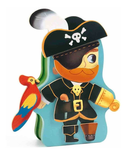 Lata Imantada Pirata Djeco