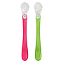Pack x 2 Cucharas Silicona Verde/Fucsia Green Sprouts